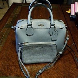 Coach purse and matching wristlet